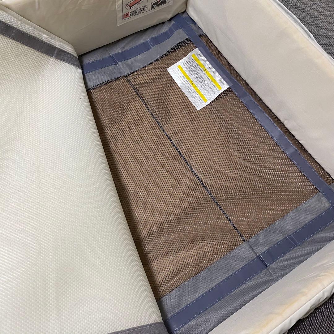 Aprica(アップリカ) ココネル エアープラス AB ベビーベッド　グレー