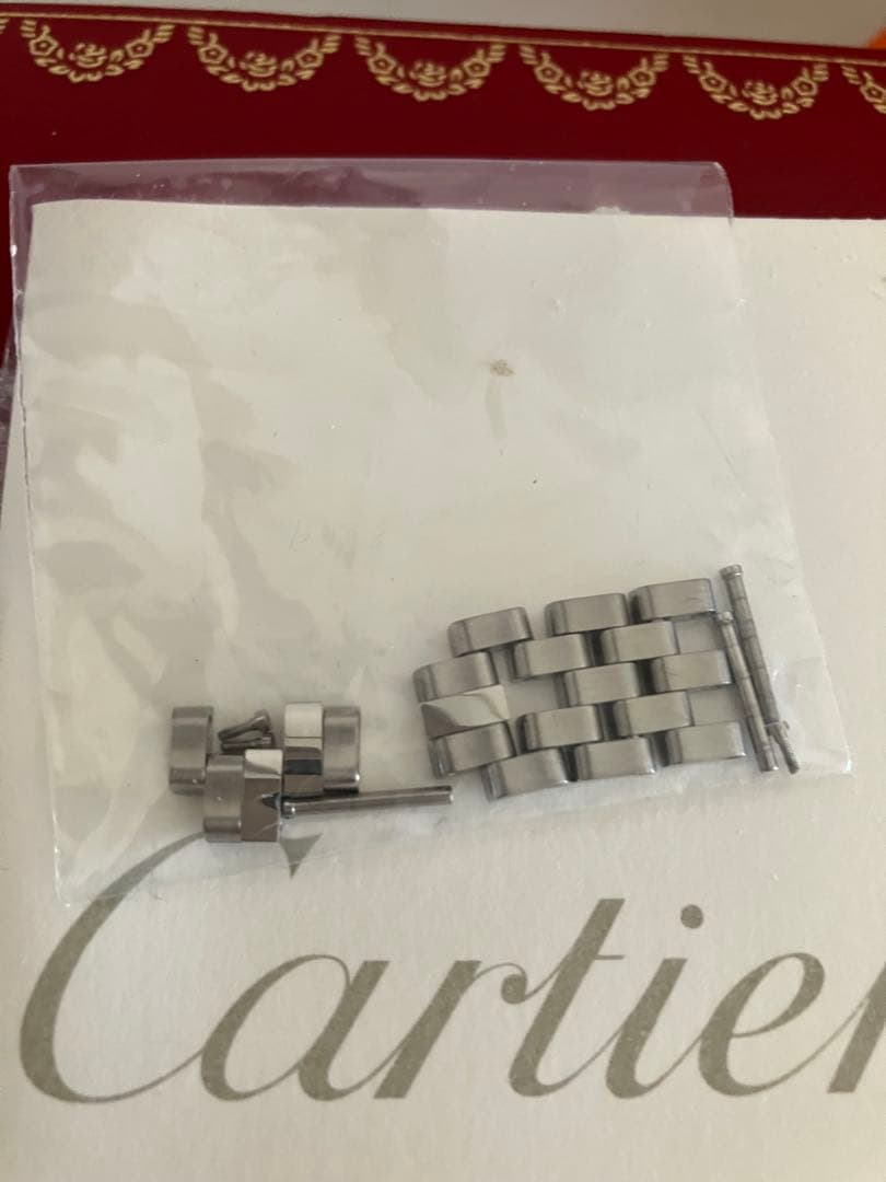 カルティエ レディース シルバー コマ単品 部品 腕時計⭕️本日限定お値下げ‼️