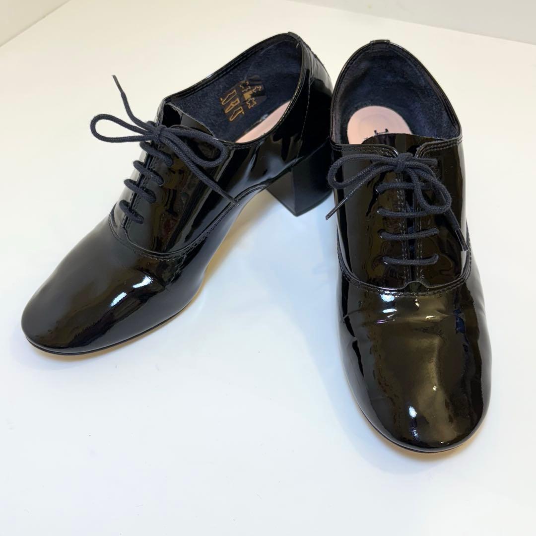 (美品)レペット レースアップ エナメル 23cm