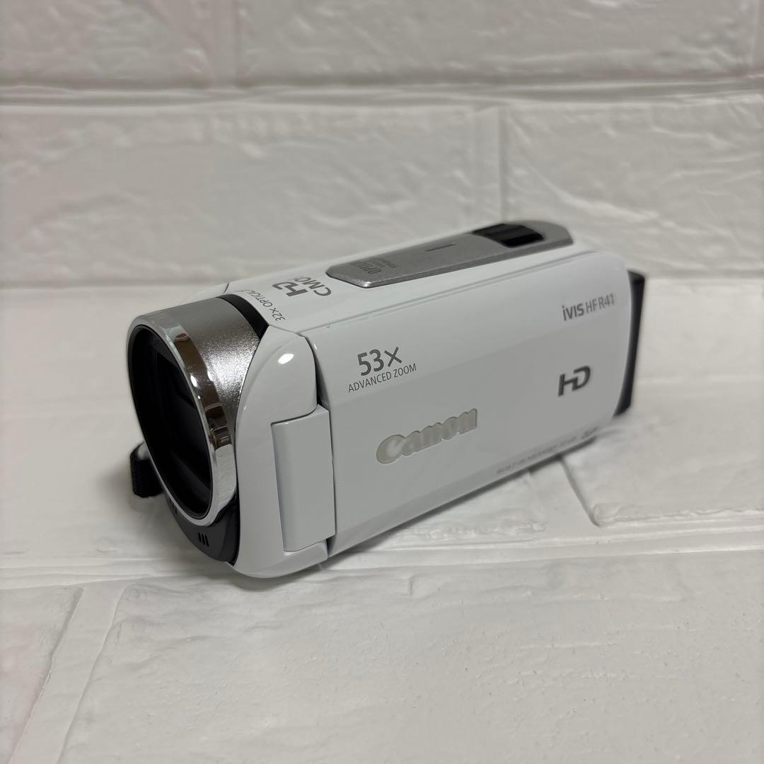 極美品　キャノン HD ビデオカメラIVIS HFR41 ケース付 未使用に近い