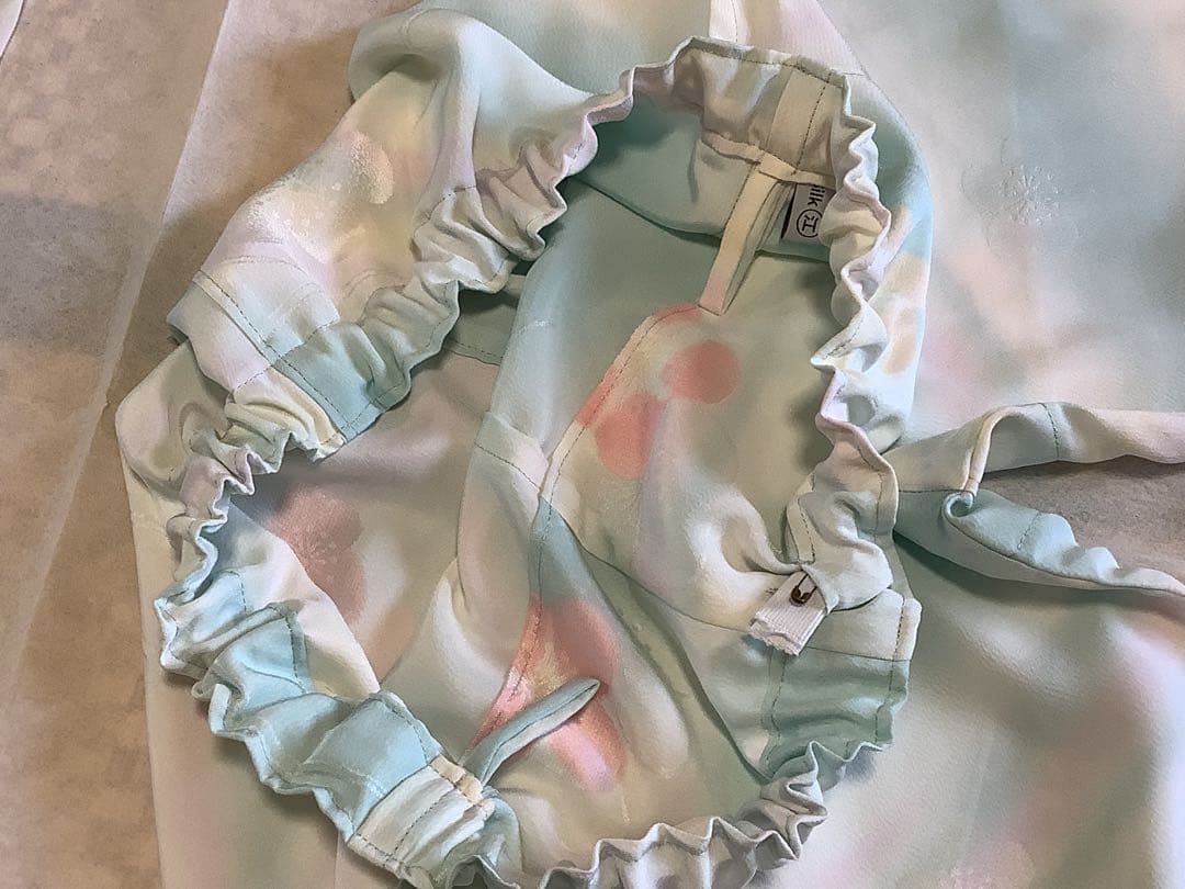 長襦袢反物から仕立てたシルクパジャマ　⑰