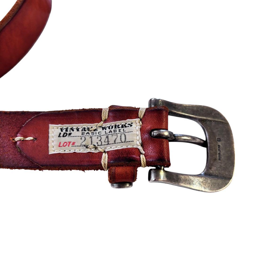 一生モノ◎Vintage Works レザーベルト DH5740 ブロンズ 33