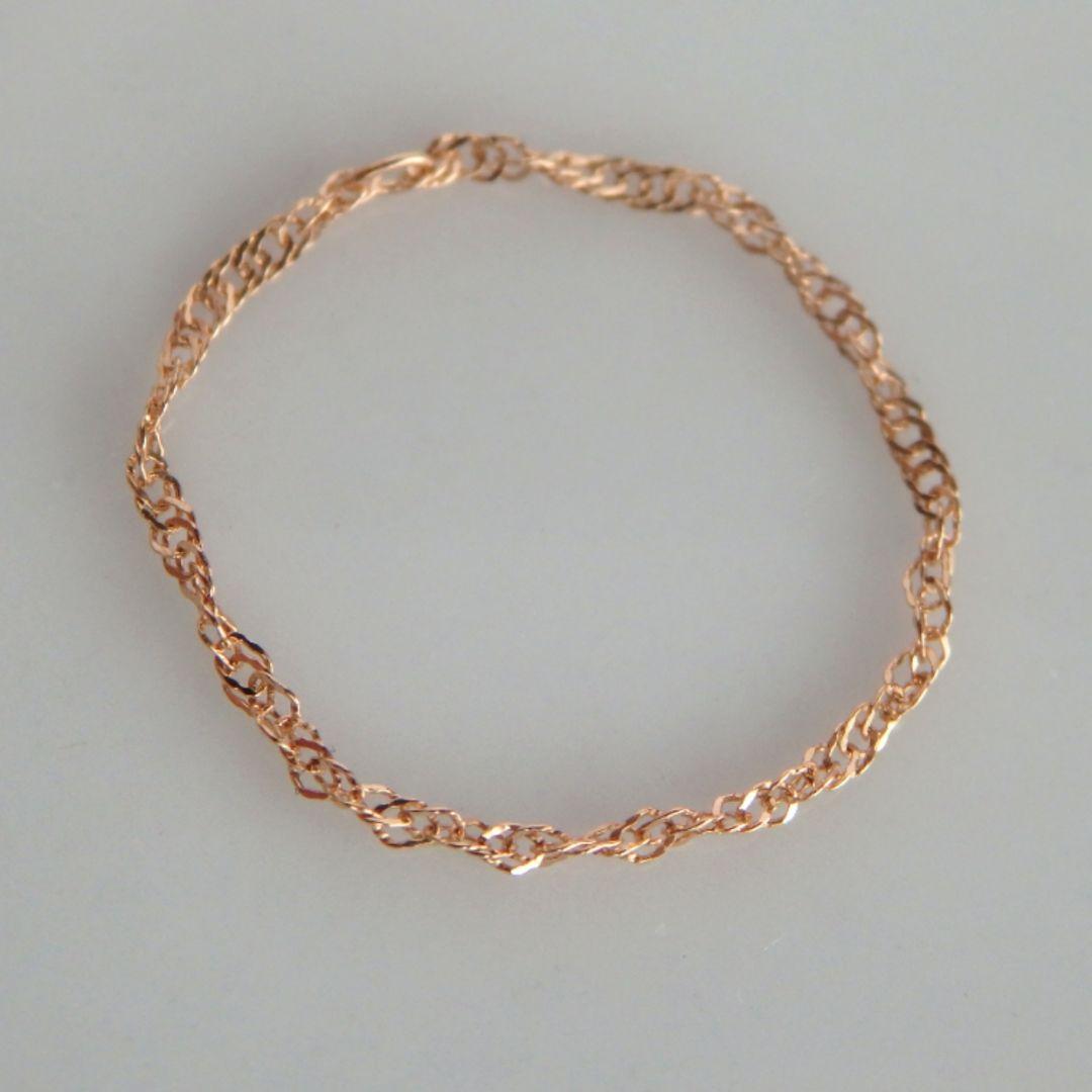 あぴ　k18リング　PG　チェーンリング　スクリューチェーン　つけっぱなし