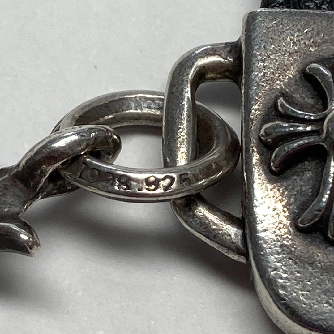 クロムハーツ タイニーCHクロス レザーストラップ CHROME HEARTS