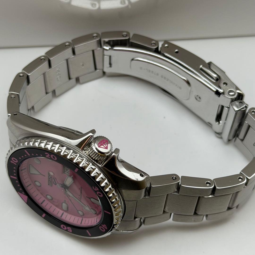 【新品未使用】セイコー　SBSA321 ピンクパンサー　自動巻　箱付　コラボ