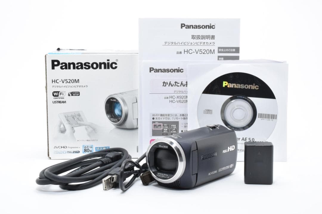 パナソニック　Panasonic HC-V520M-A ダークネイビー