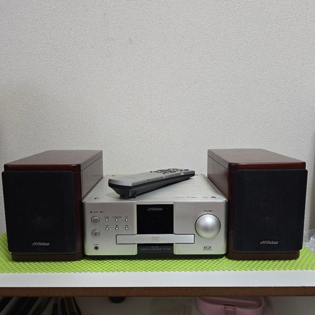 JVCケンウッドビクターコンパクトコンポーネントDVDシステムEX-AK1