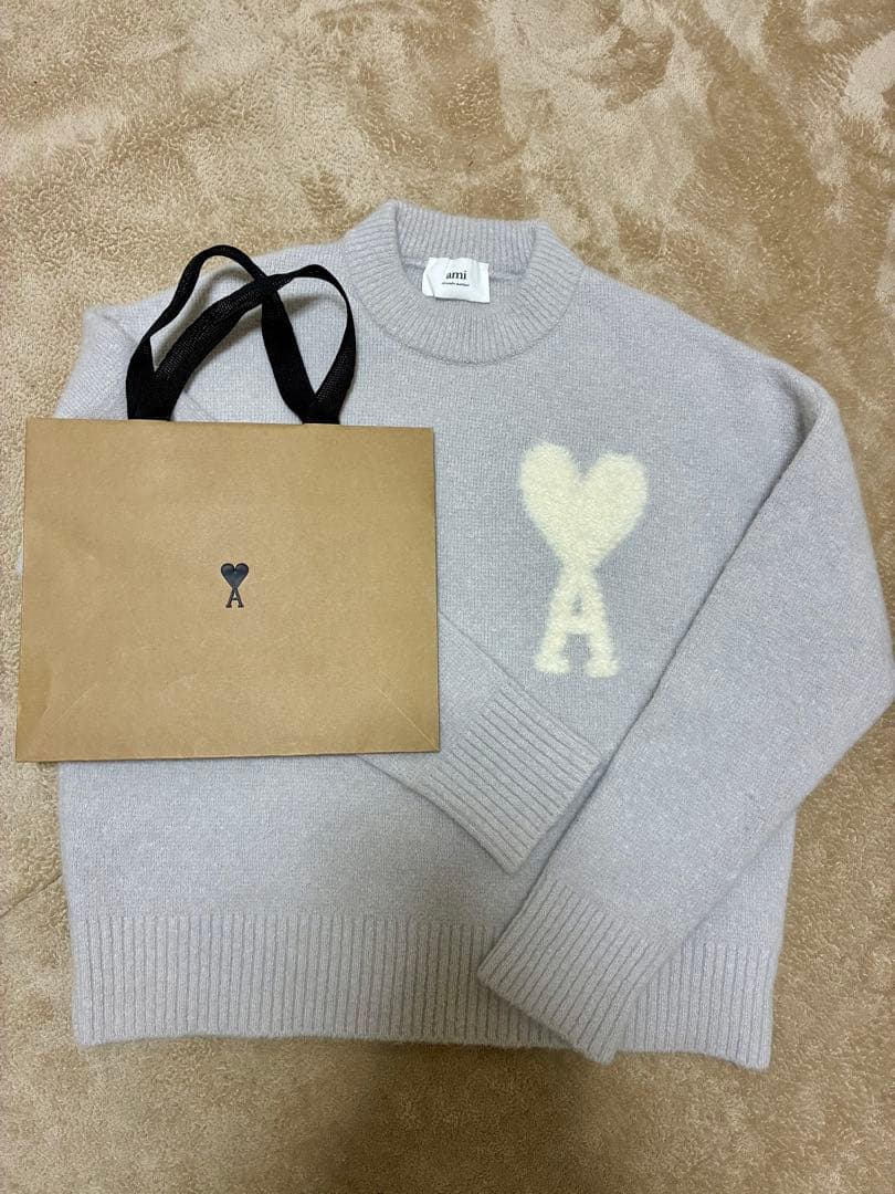 【山田】美品 ami paris アミパリス ニット サイズS