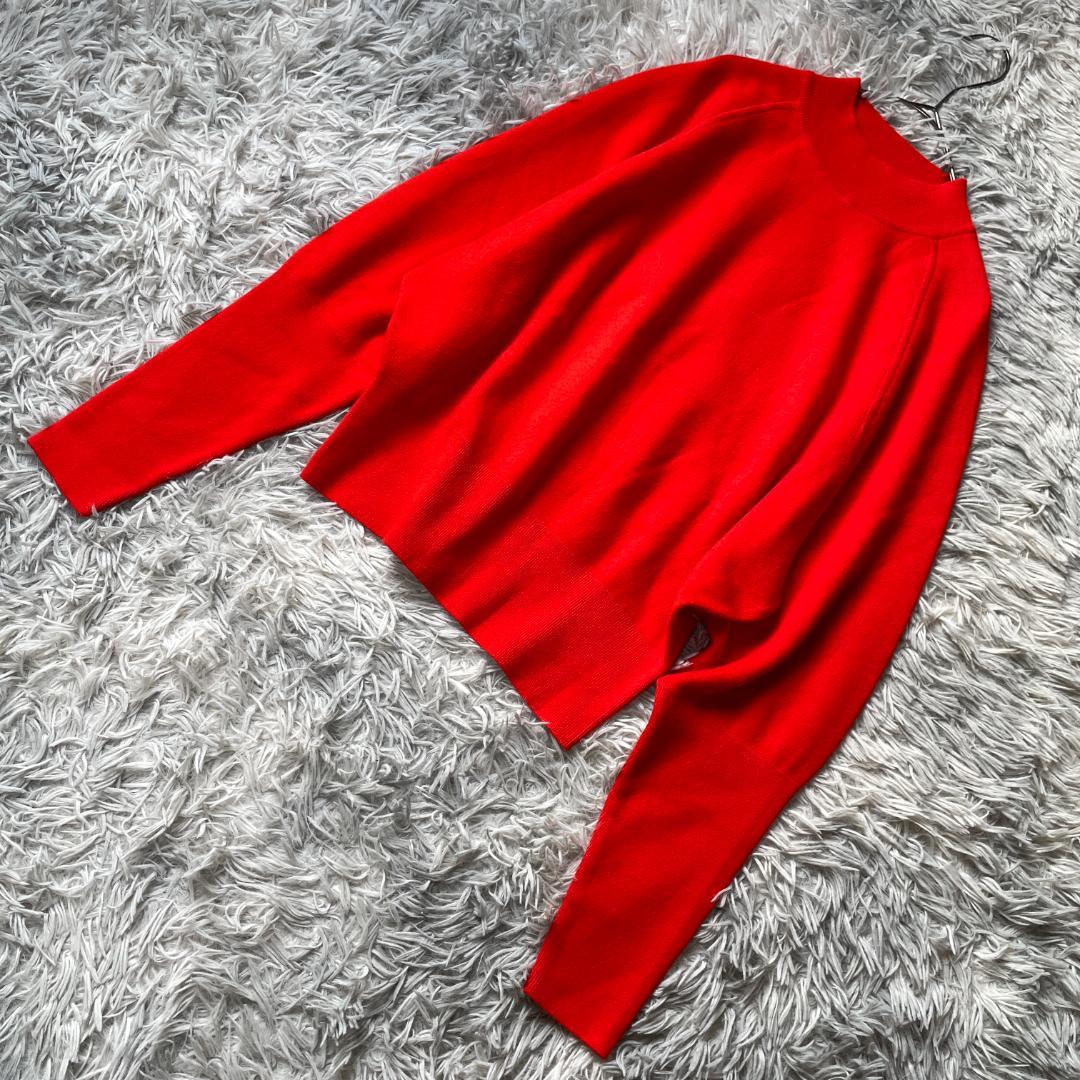 専用 未使用級 CABaN コットンカシミヤ ハイネック ニット ラグラン 発色