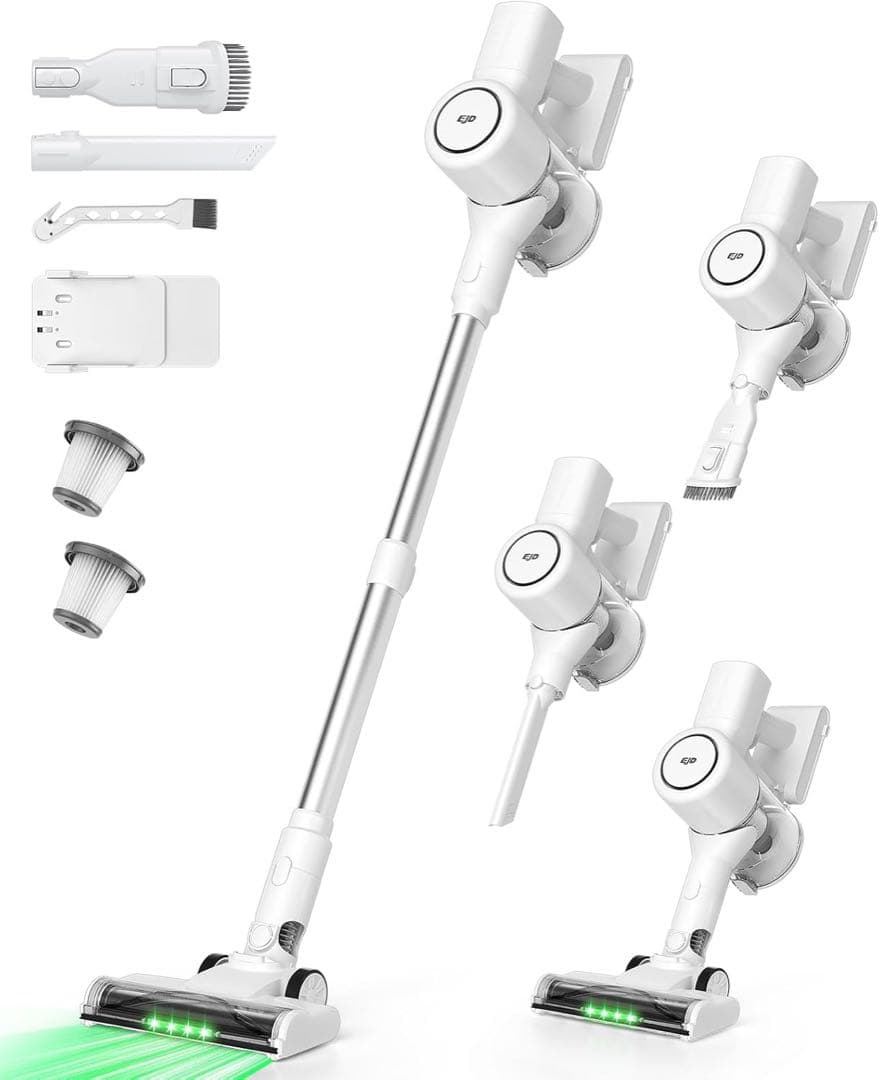 掃除機 コードレス ブラシレスモーター 大容量バッテリー 自立式 低騒音