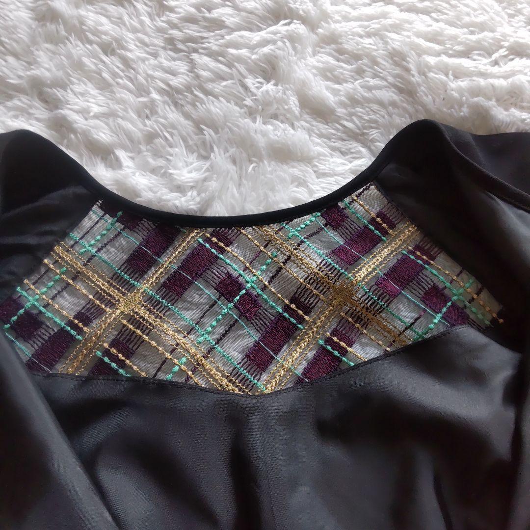 【新品】グレースコンチネンタル チェック レース ワンピース 38