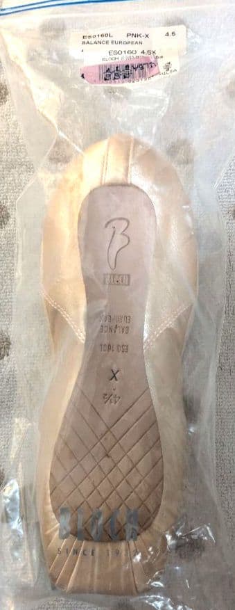 BLOCH ブロック バランスヨーロピアン 4.5Xトウシューズ バレエ