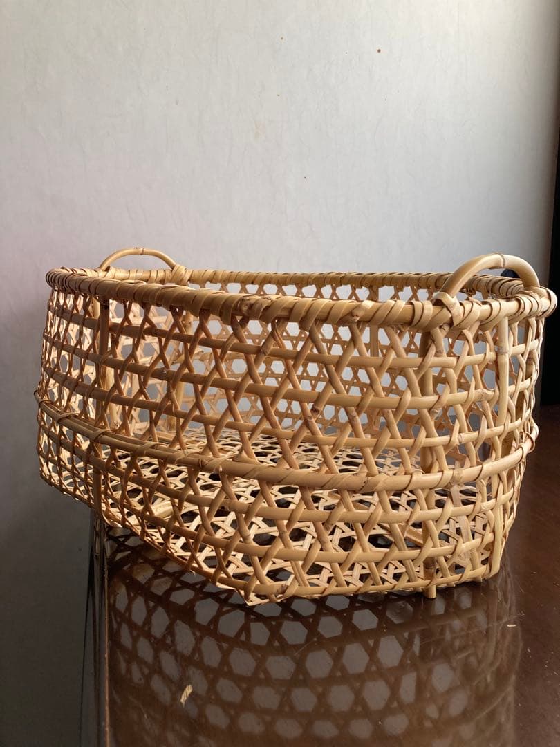 青森 根曲竹 りんごかご