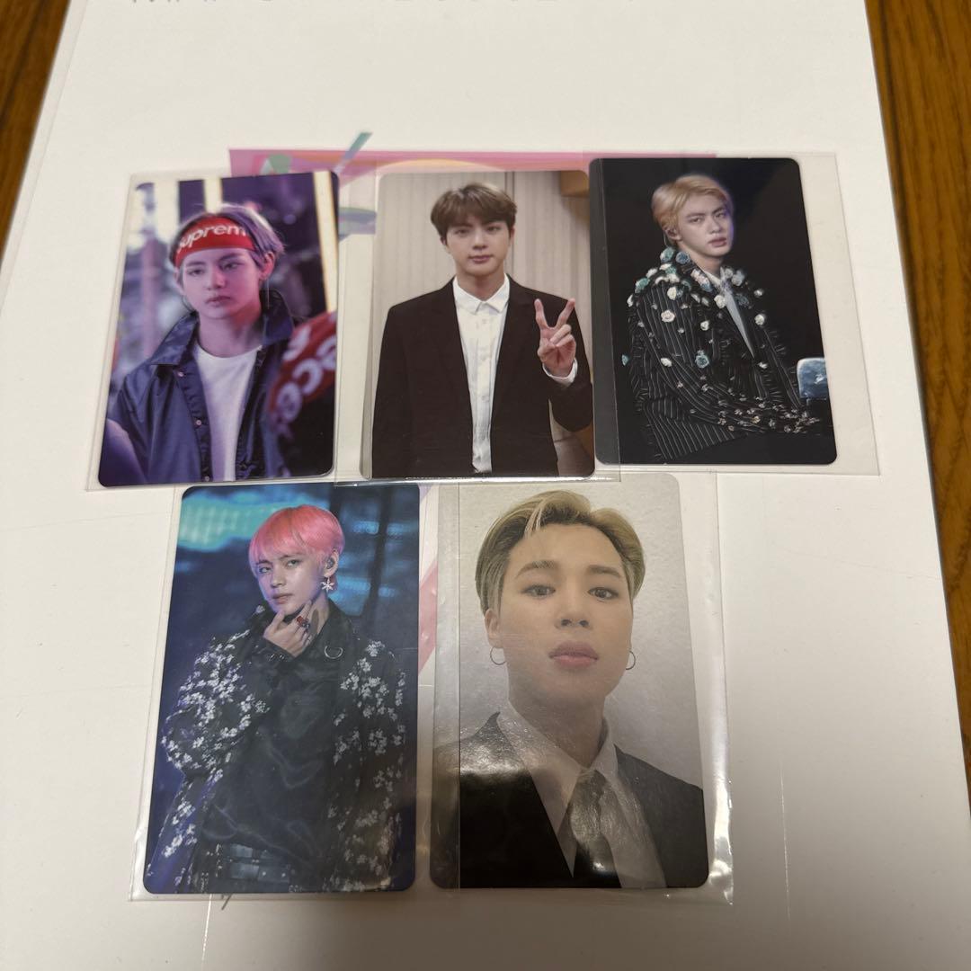お*屋様 BTS トレカ テテ ジン ジミン 5枚セット btsトレカ公式