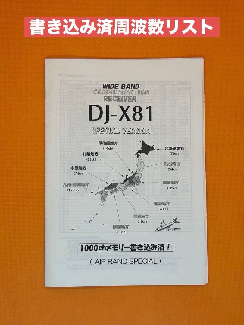 ALINCO DJ-X81 ワイドバンド・コミュニケーションレシーバー