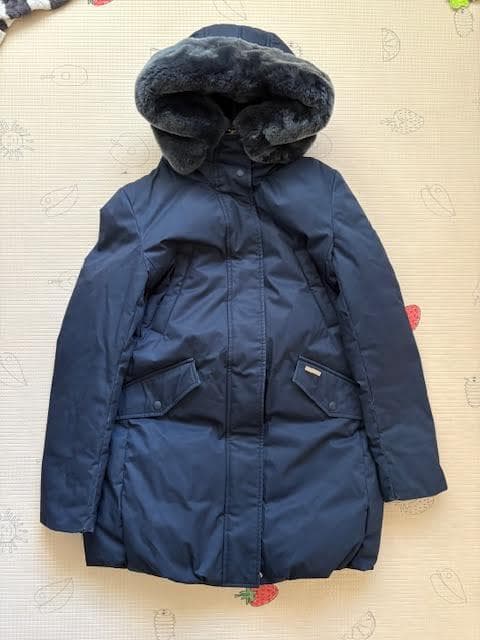 WOOLRICH ラビットファー ダウンコート