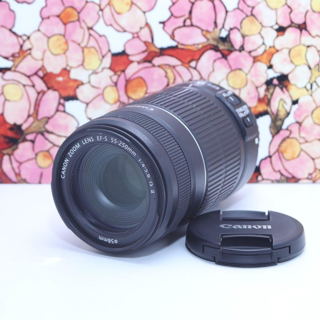 ❤お手頃望遠❤キヤノン EF-S 55-250mm F4-5.6 IS ❤