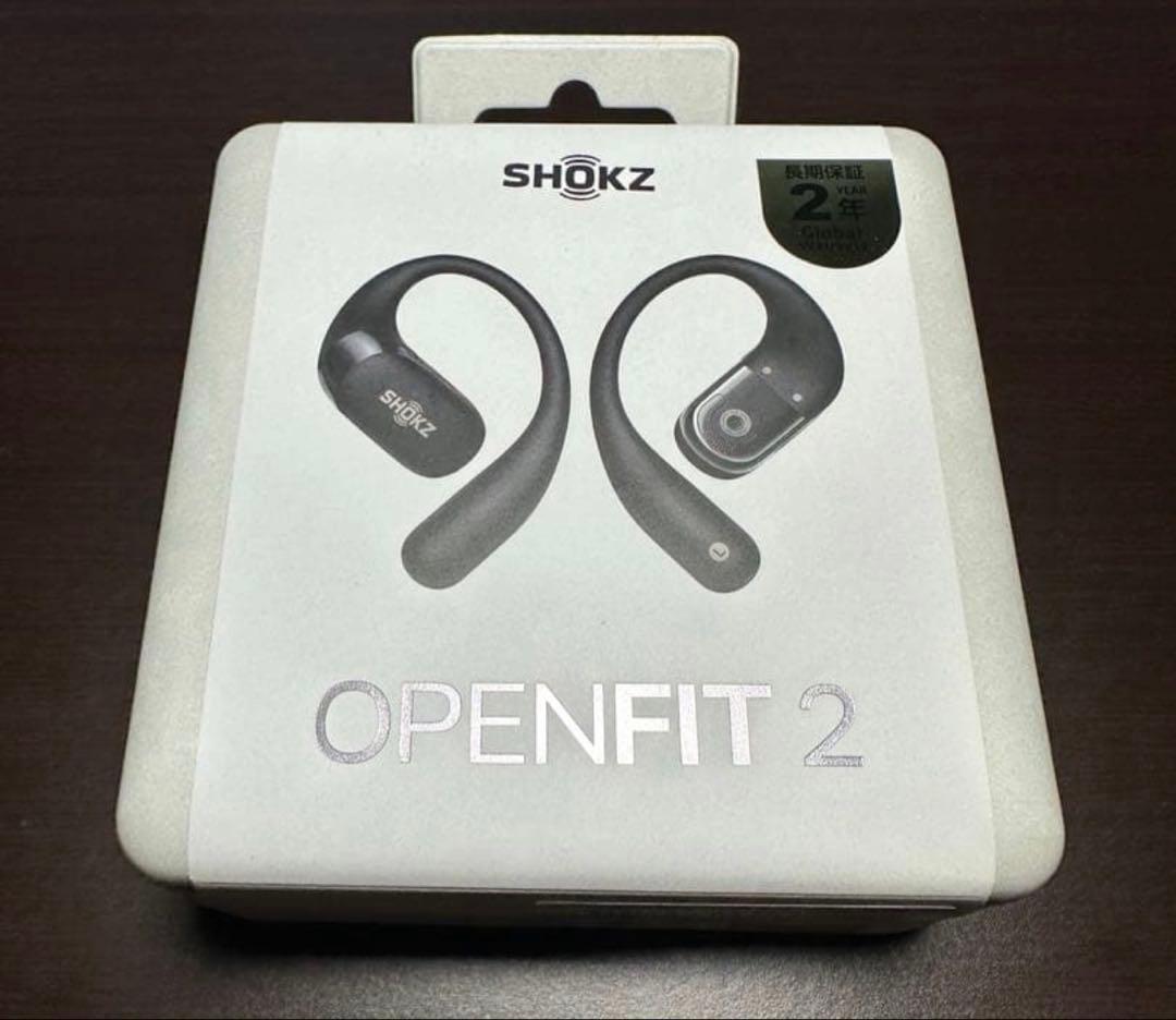 保証書付 Shokz OpenFit 2 ブラック SKZ-EP-000045