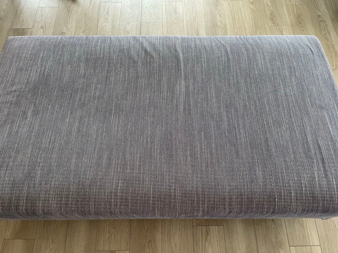 ACTUSアクタス OWN-S グレーファブリックフラットソファ キャスター付き