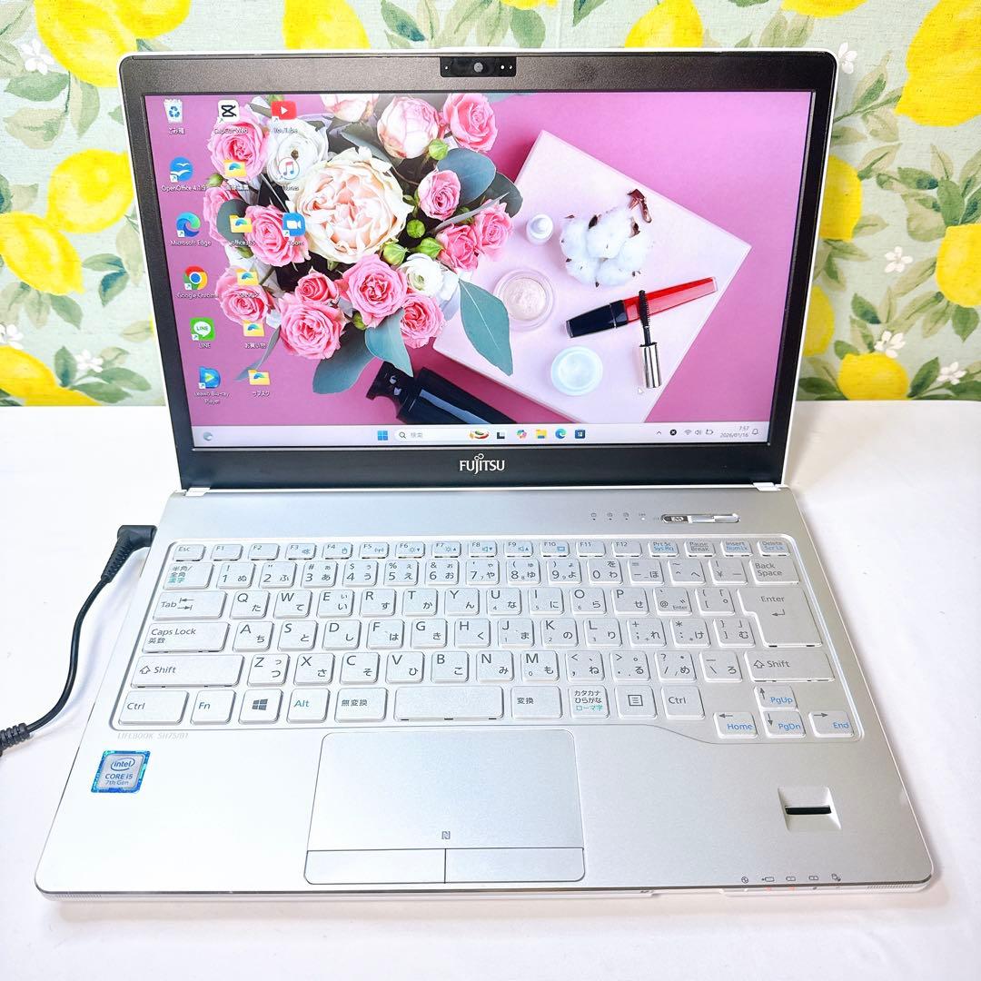 必見❤️Windows11❤️軽量薄型❤️新品SSD❤️面倒な設定済み❤️動画編集など❤️