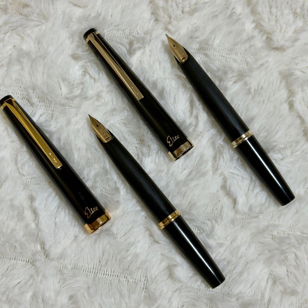 PILOT　パイロット　万年筆　Elite 14K-585金 2本セット