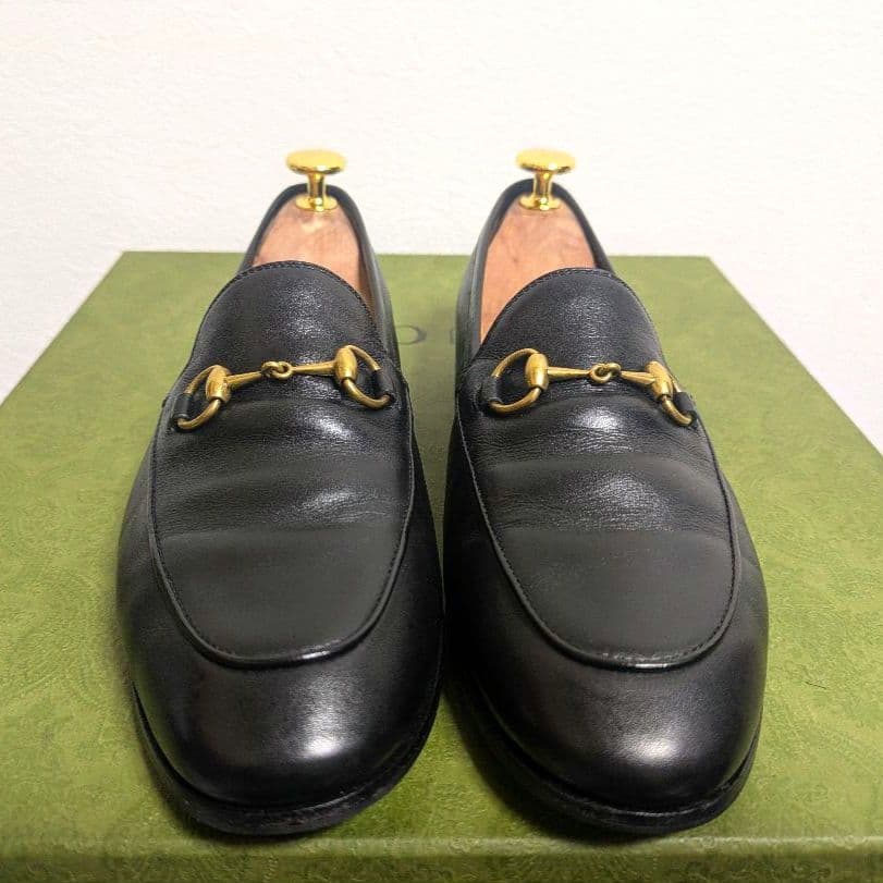 美品　GUCCI　ホースビットローファー　ヨルダーン　黒　37