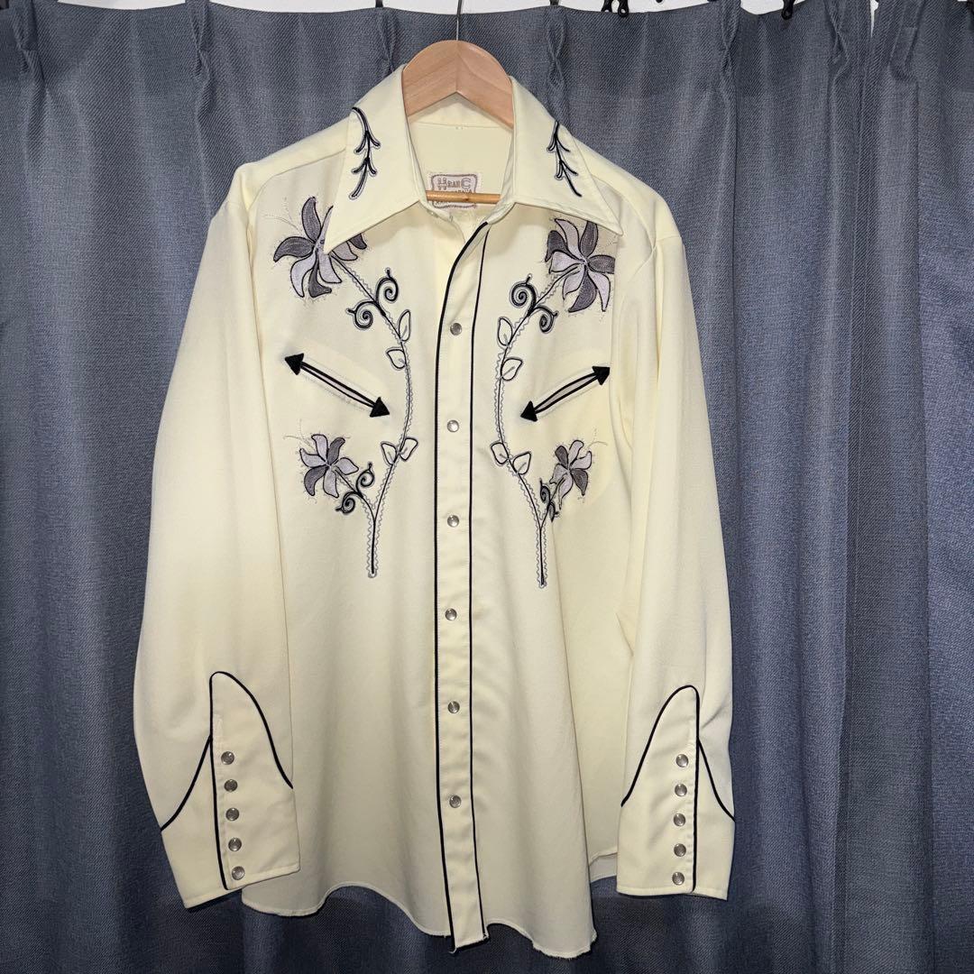 ☆希少☆ 50s HBARC ウエスタンシャツ エイチバーシー 古着 アメカジ