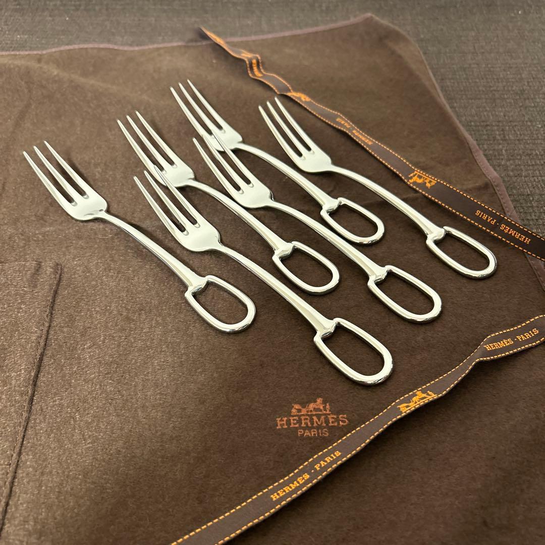 エルメス　アトラージュ　カトラリー　デザートフォーク