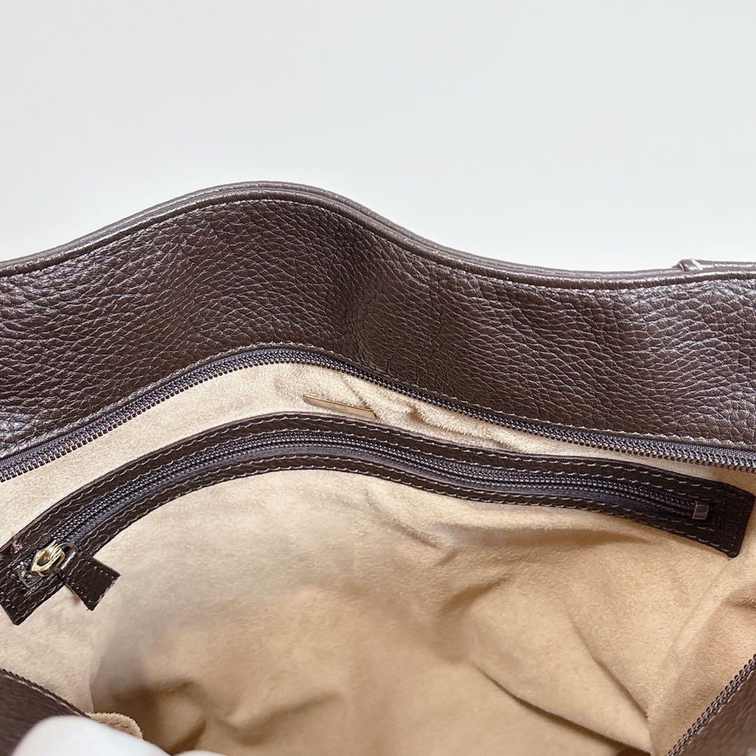 ダンヒル　dunhill メッセンジャーバッグ　2way オールレザー　ブラウン