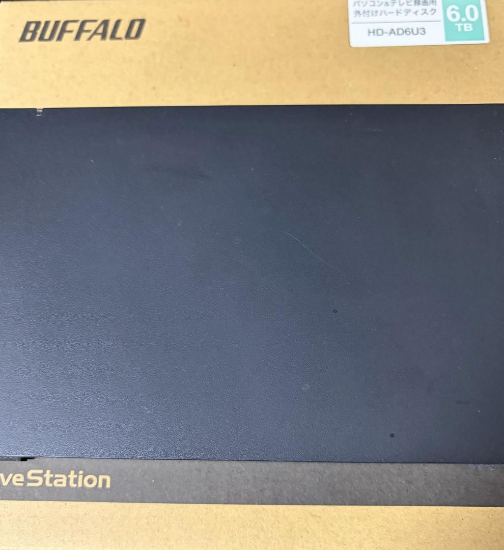 HD-AD6U3 6TB 中古　箱違います。