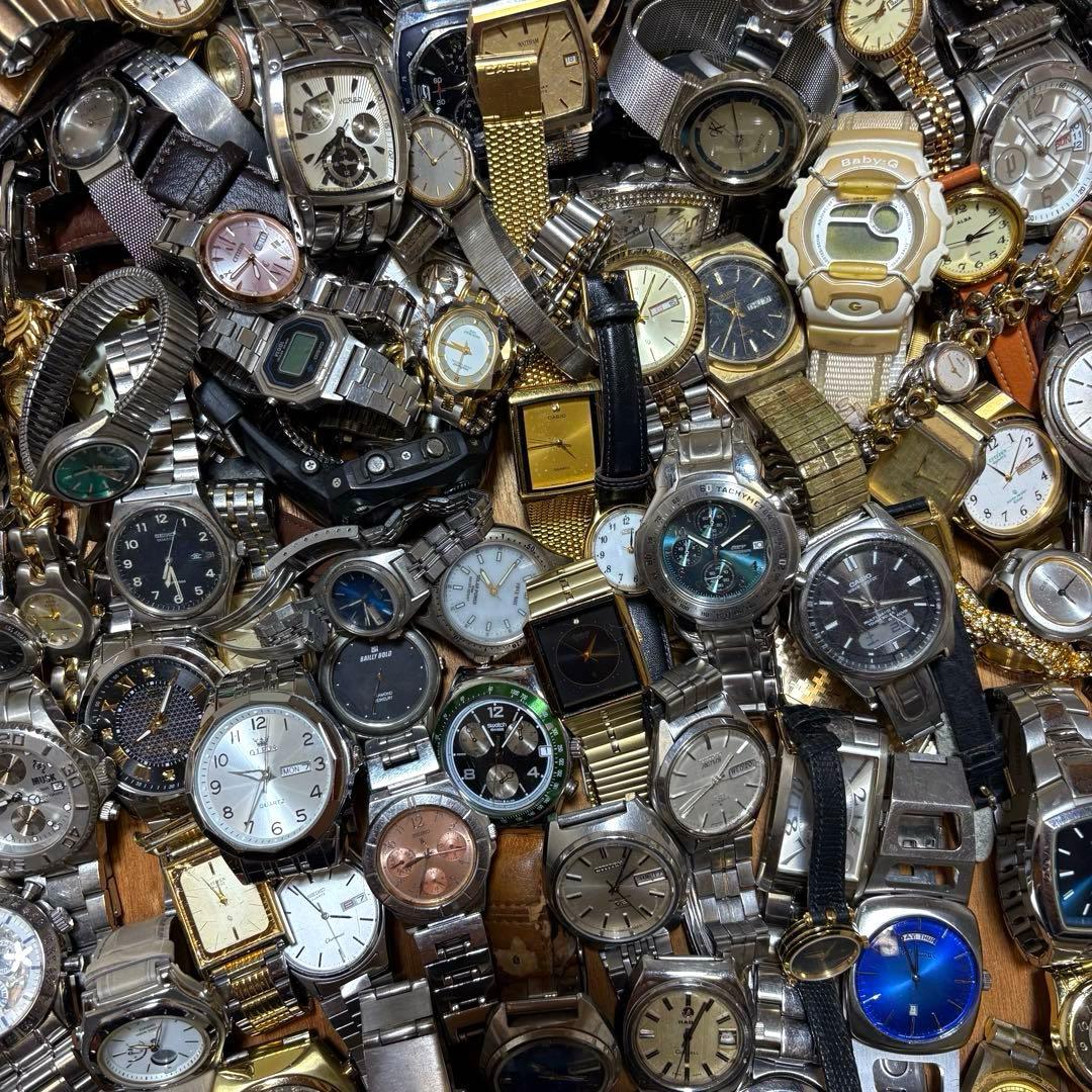 ①腕時計　まとめ売り　SEIKO CITIZEN CASIO等　ジャンク品　大量