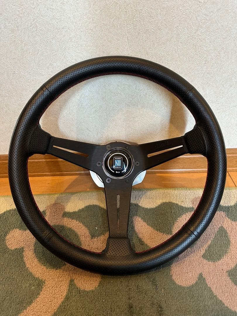ナルディ Nardi N755 ステアリングホイール 35φ ブラックレザー