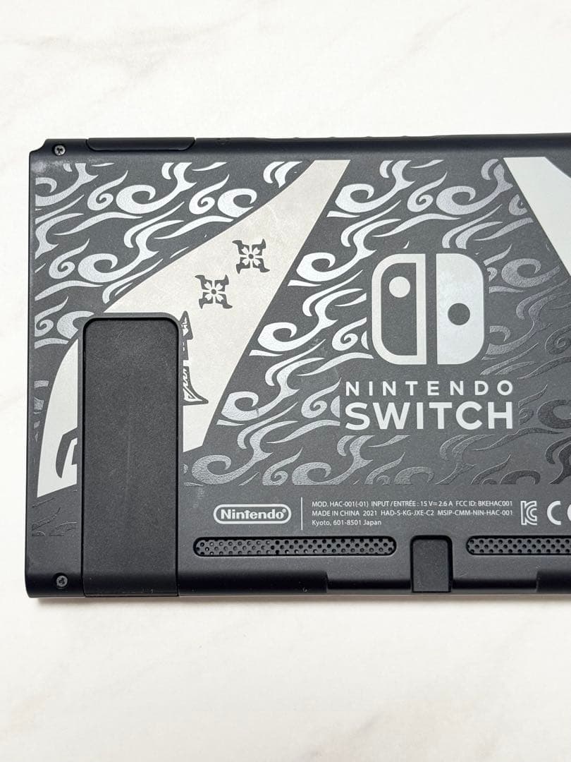 【動作確認済み】ニンテンドースイッチ 本体のみ モンハンライズ バッテリー強化版