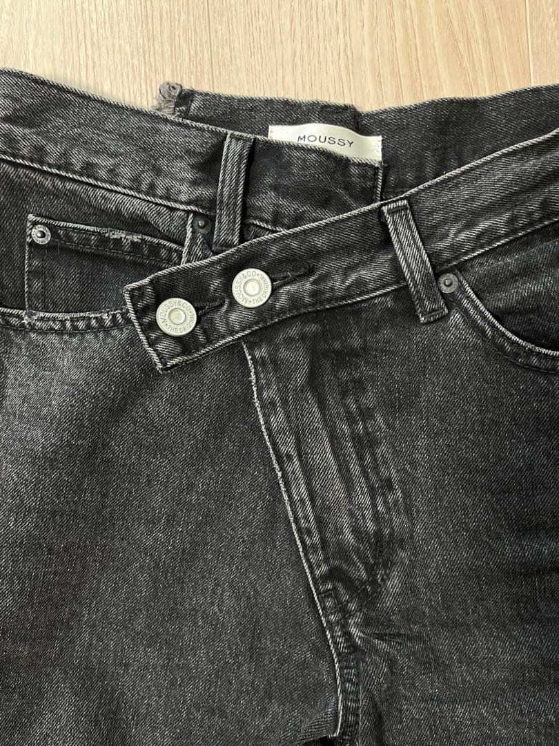 moussy CROSS WAIST WIDE ストレート　サイズ1