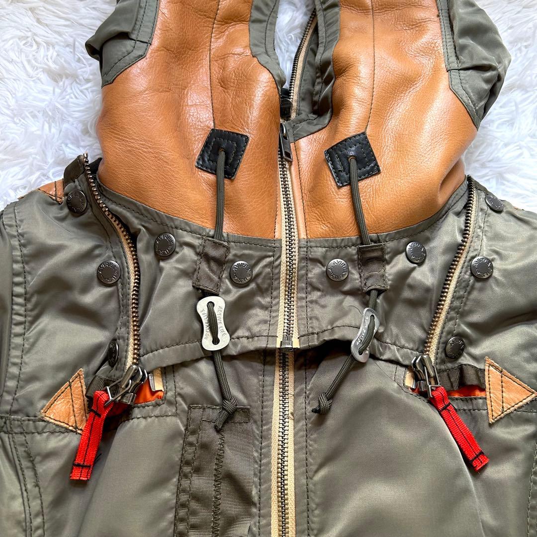 AVIREX N-2B フライトジャケット ミリタリー リモデル　Y2K N2B