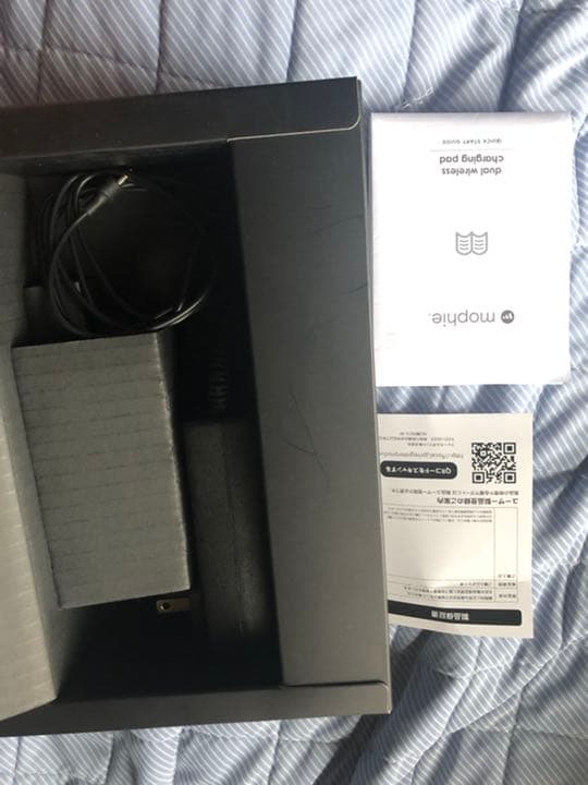 iPhoneアクセサリー mmphie dual wireless charging pad