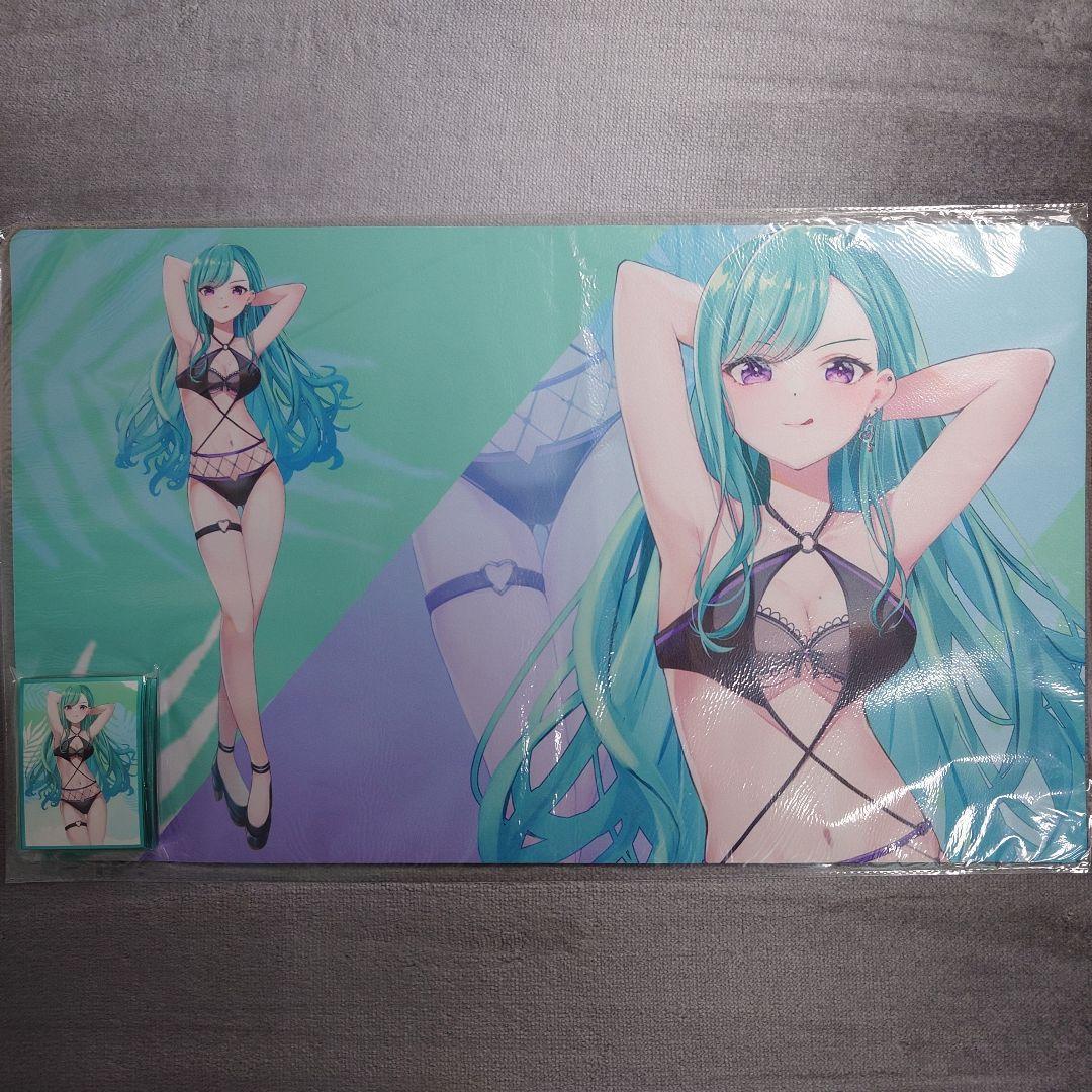 α1 ぶいすぽっ! 舌&ポーズ&水着 八雲べに スリーブ&プレイマット