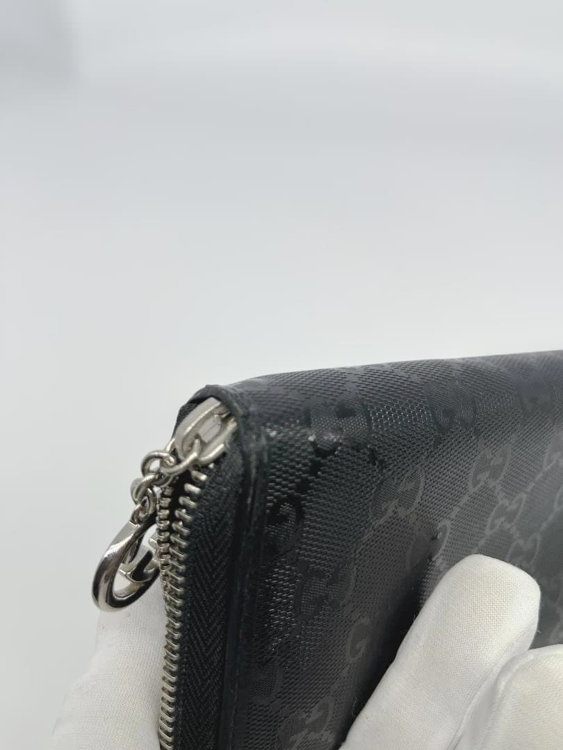 ✨人気商品✨GUCCI グッチ GG インプリメ ラウンドファスナー 長財布