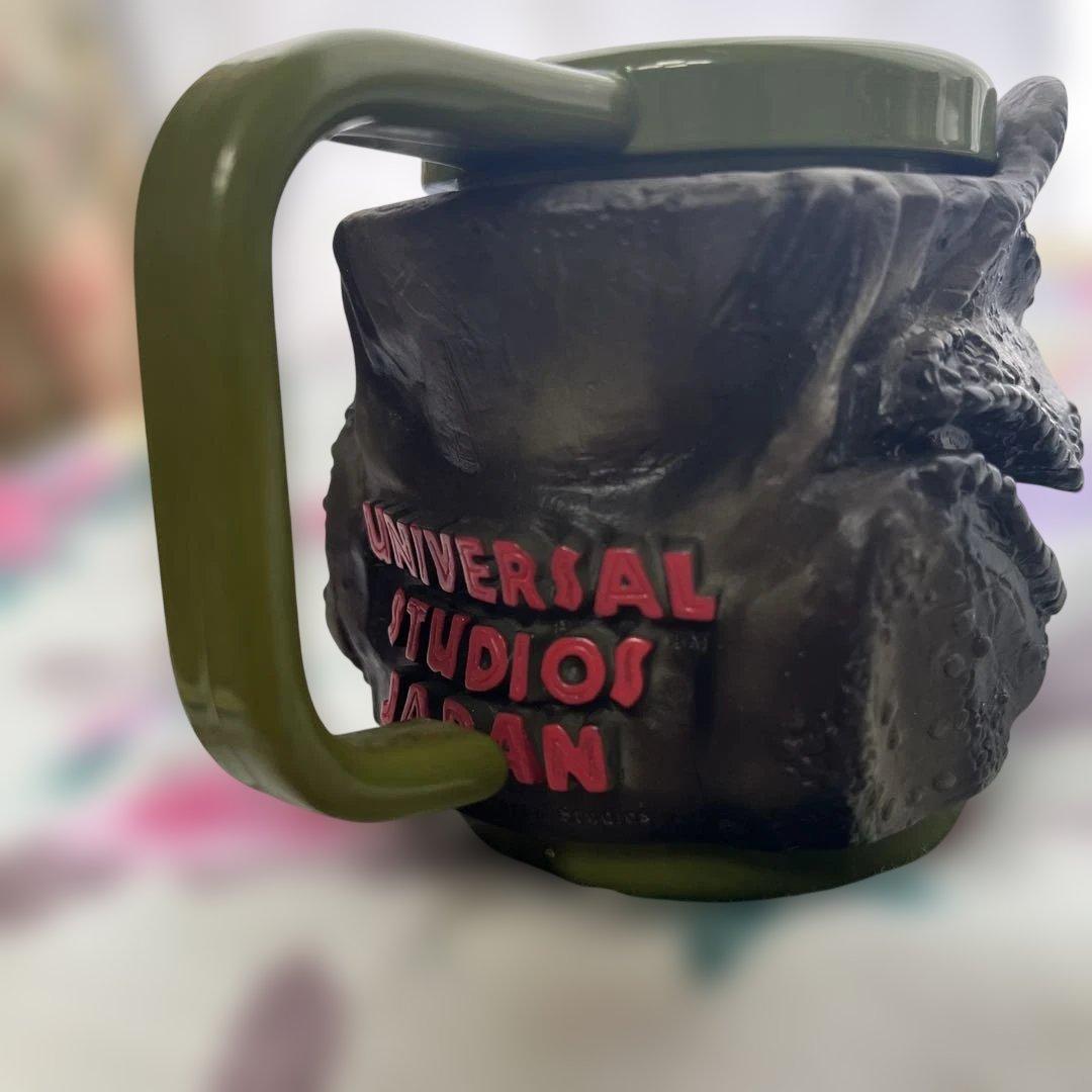 ★ビンテージ級★USJマグカップ 恐竜 E.T. ジョーズの形ペンケースとしても