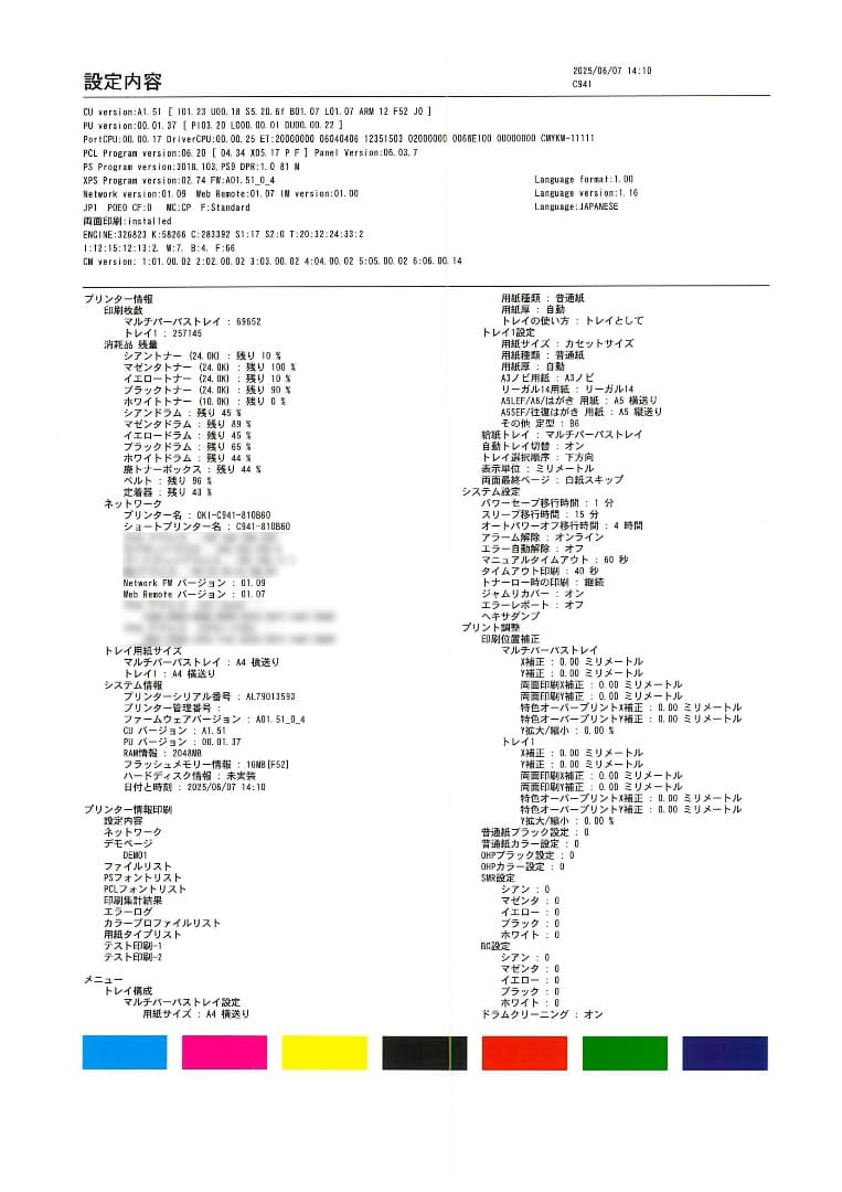 OKI MICROLINE VINCI C941dn / カラーLEDプリンタ