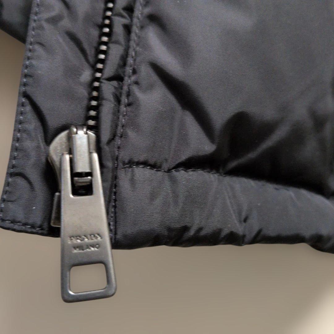 PRADA ブラック ダウンジャケット 美品ファー付き