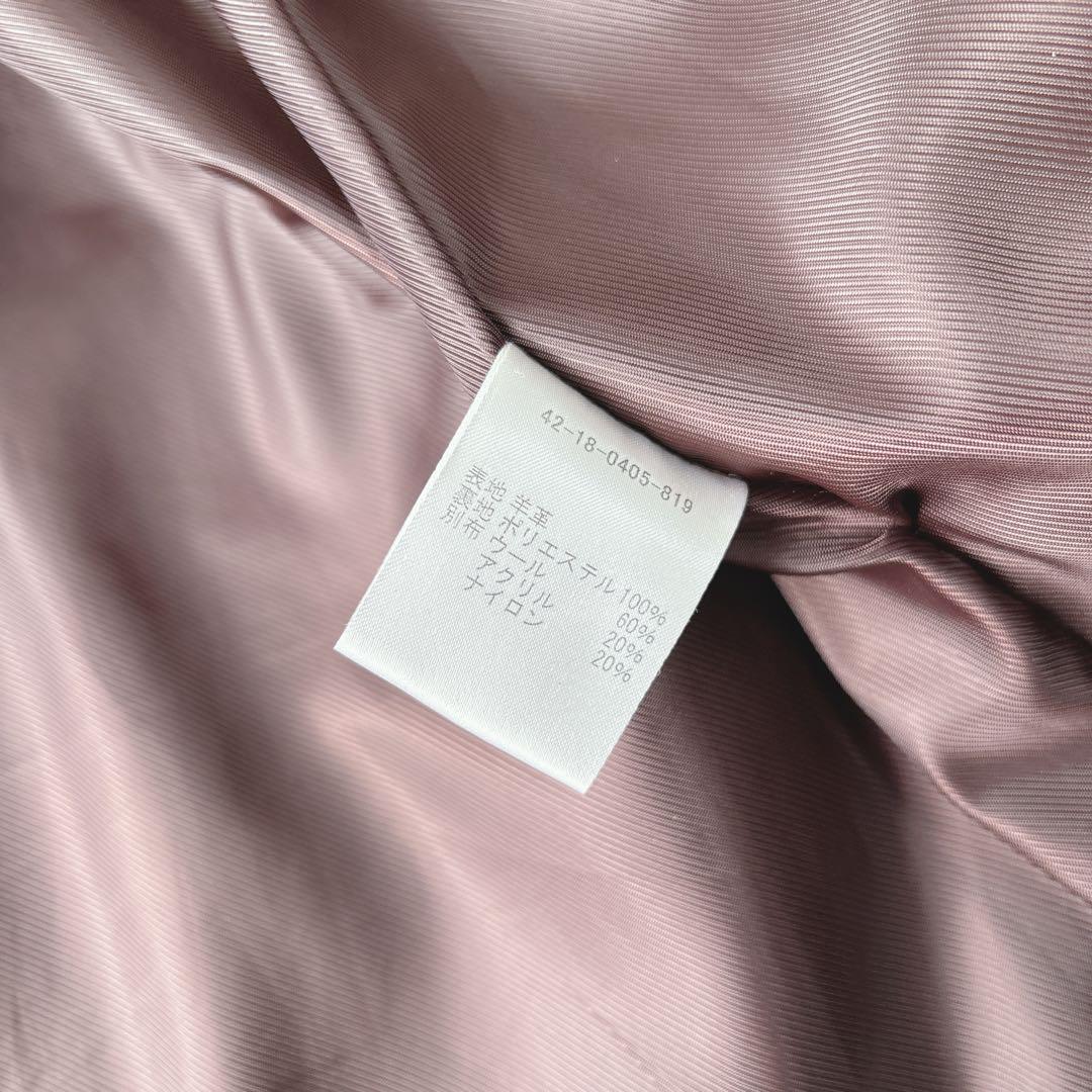 【美品】ビームスハート　レザーパーカー　羊革　ラムレザー　ブラウン　ジップアップ