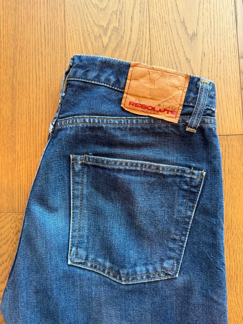 RESOLUTE リゾルト 710 66タイプ W32 L32 色落ち良好