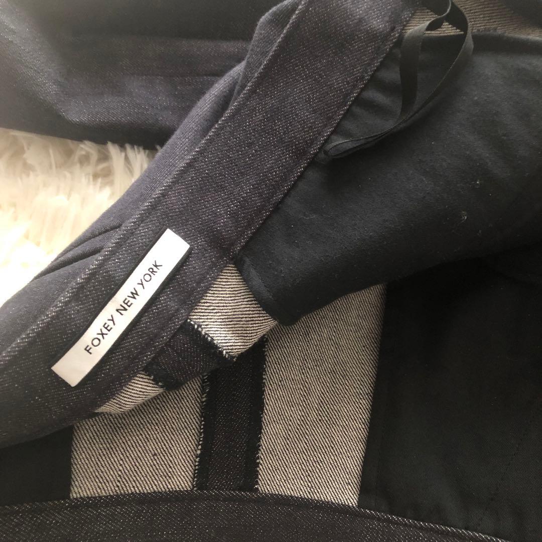 【りんでぃ】FOXEY ガウチョパンツ デニム