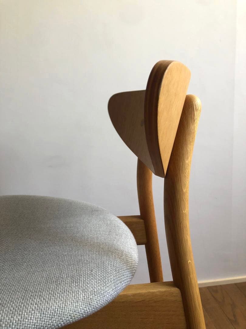 飛騨産業 cobrina コブリナチェア① ホワイトオーク無垢材 ベージュ座面