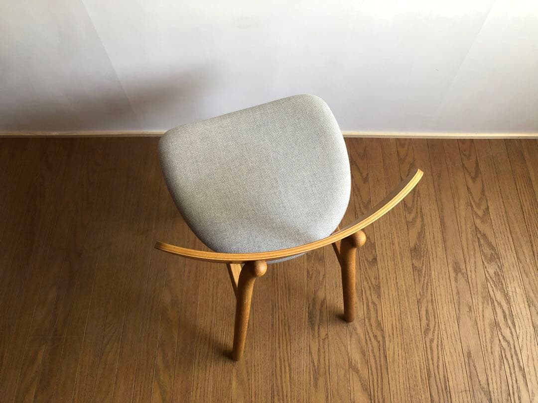 飛騨産業 cobrina コブリナチェア① ホワイトオーク無垢材 ベージュ座面