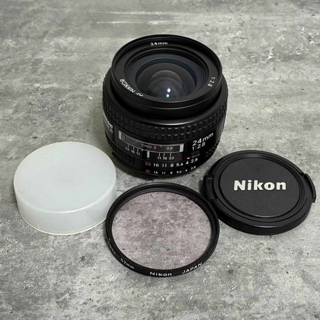 ⭐️美品⭐️ニコン Nikon AF NIKKOR 24mm f2.8単焦点レンズ