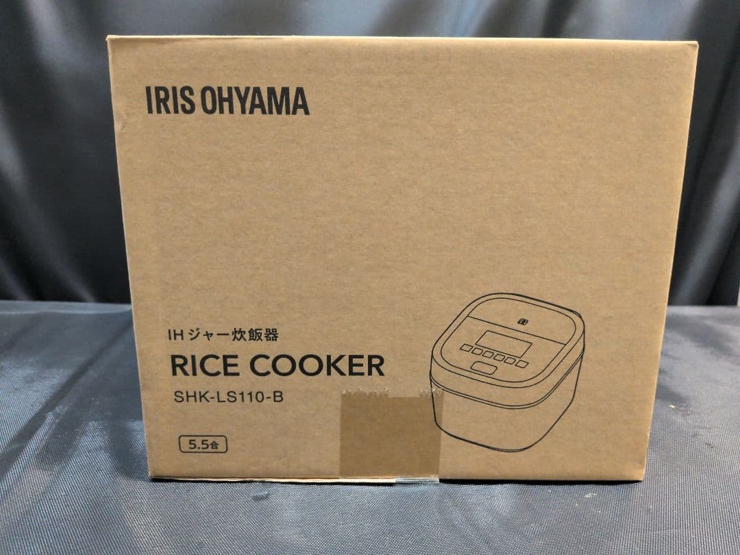 アイリスオーヤマ「SHK-LS110-B」IHジャー炊飯器 M2795