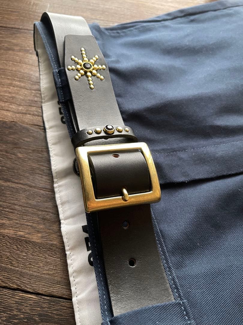 ディッキーズ874専用スタッズベルト　昭南ベンズ　真鍮　HTC CALEE