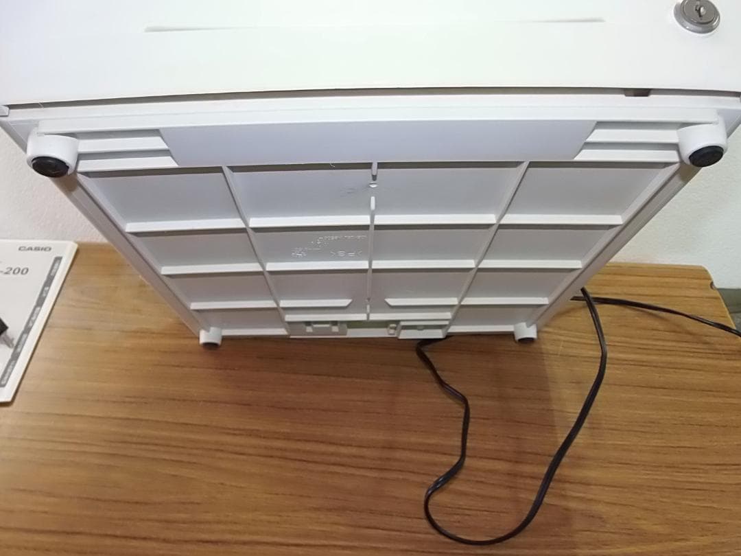 小さい簡単レジ　カシオ324　横型領収証　SE-S20 レジスター 8部門